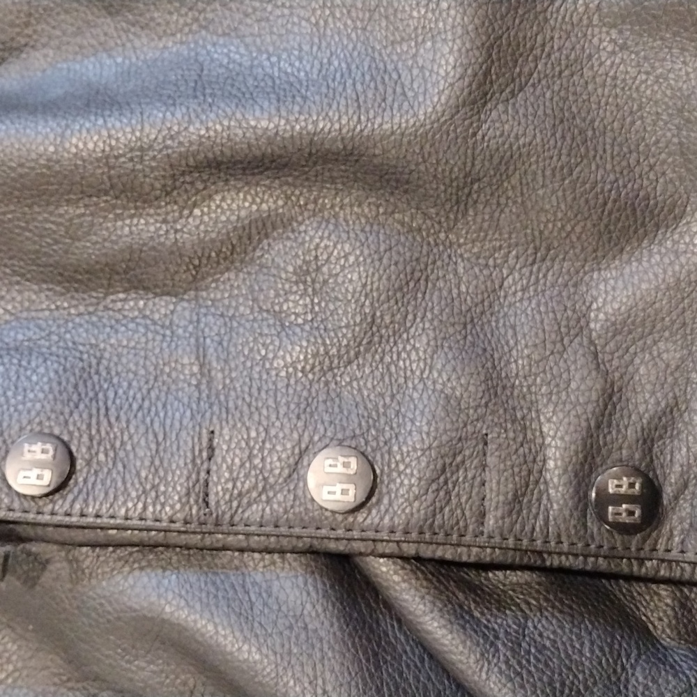 BLACK BRAND MOTORCYCLE CLOTHING WOMEN'S XL CHAPS BUFFALO LEATHER - Picture 8 of 12